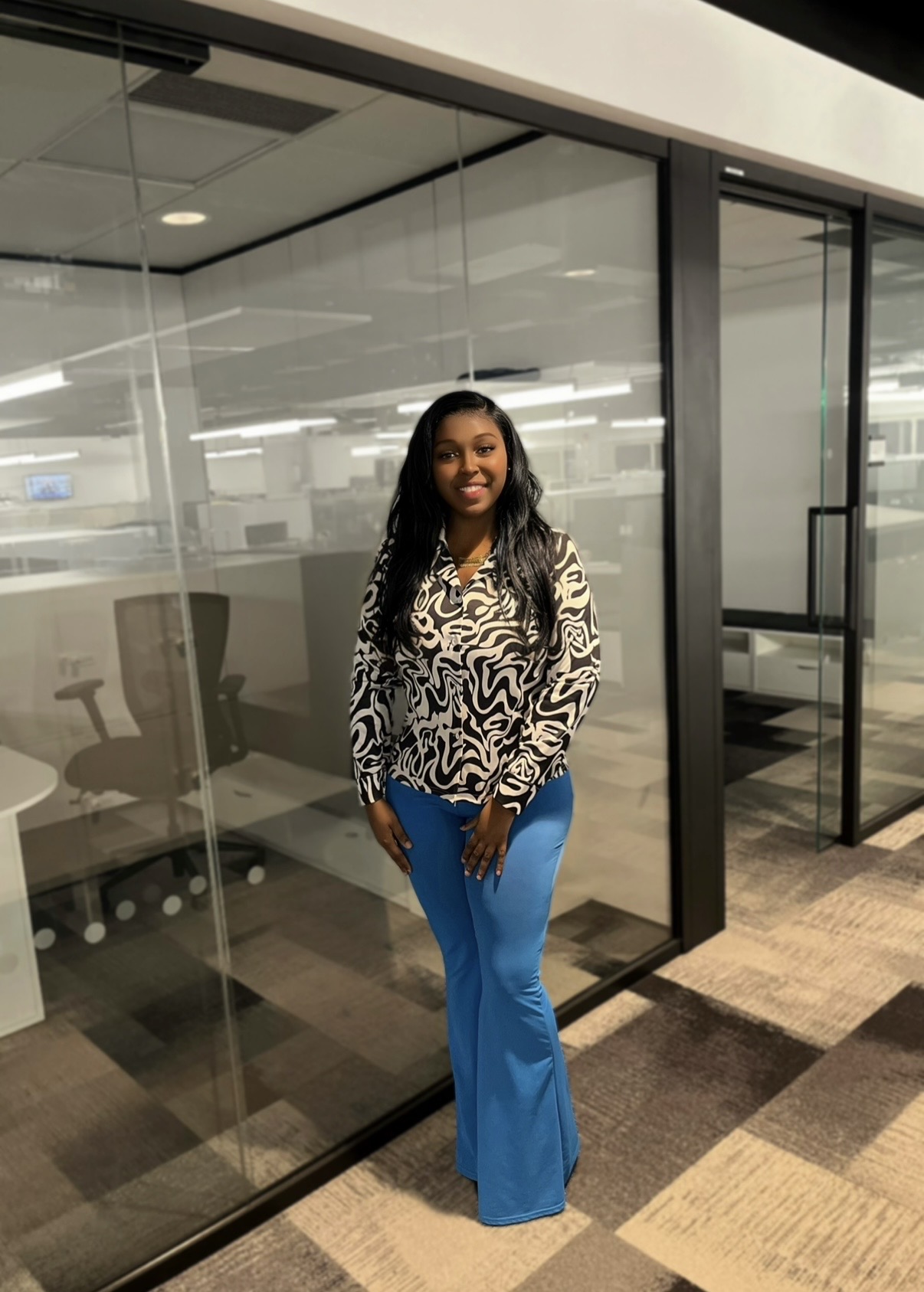 Kedeesh Nolan in a professional office setting